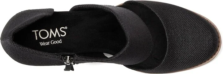TOMS Milan Women's Shoes Black : 7 B - Medium, Textile - Image 2