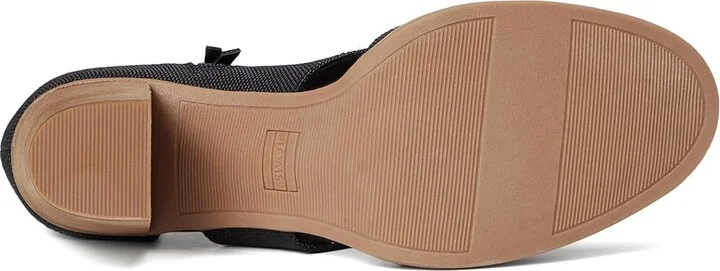 TOMS Milan Women's Shoes Black : 7 B - Medium, Textile - Image 3