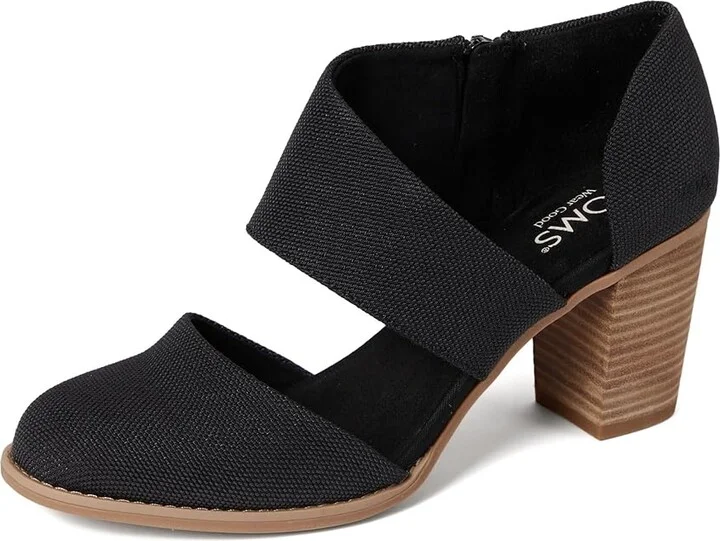 TOMS Milan Women's Shoes Black : 7 B - Medium, Textile - Image 5