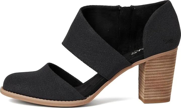 TOMS Milan Women's Shoes Black : 7 B - Medium, Textile - Image 6