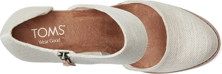 TOMS Milan Women's Shoes Natural : 6 B - Medium, Textile - Image 2