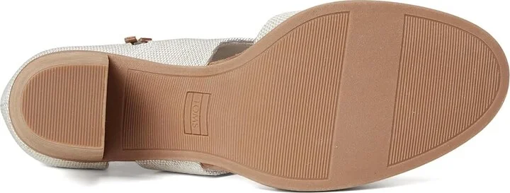 TOMS Milan Women's Shoes Natural : 6 B - Medium, Textile - Image 3