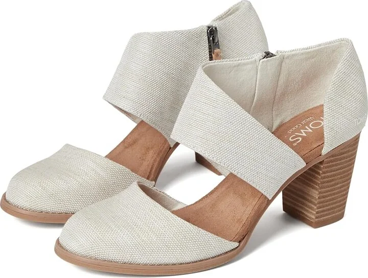 TOMS Milan Women's Shoes Natural : 6 B - Medium, Textile