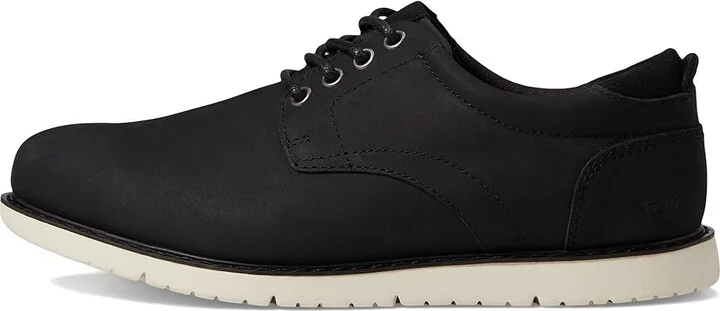 TOMS Navi Oxford Dress Casual Men's Shoes Black Leather : 13 D - Medium - Image 6