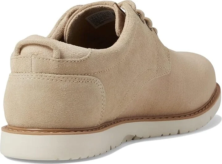 TOMS Navi Oxford Dress Casual Men's Shoes Oatmeal Heavy Twill/Suede : 10 D - Medium - Image 4