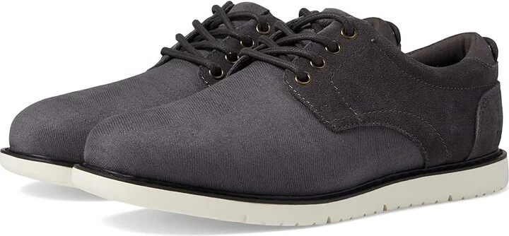 TOMS Navi Oxford Dress Casual Men's Shoes Pavement Grey Heavy Twill/Suede : 8.5 D - Medium
