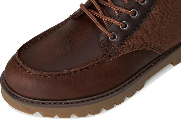 TOMS Palomar Men's Boots Oak Brown Waxed Canvas/Leather : 8 D - Medium - Image 2