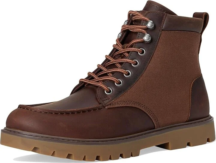 TOMS Palomar Men's Boots Oak Brown Waxed Canvas/Leather : 8 D - Medium - Image 5