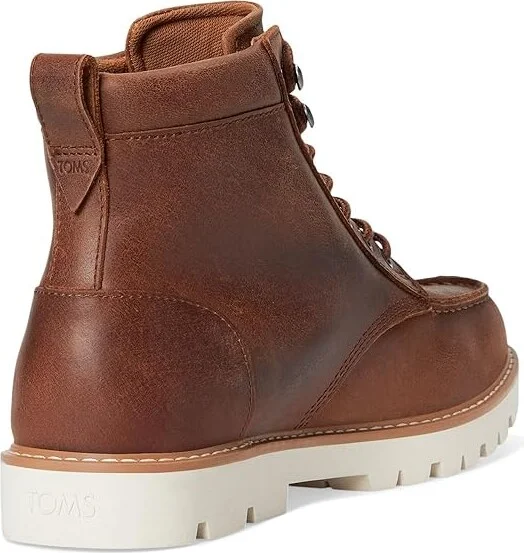 TOMS Palomar Men's Boots Tan Water Resistant Leather : 10 D - Medium - Image 4