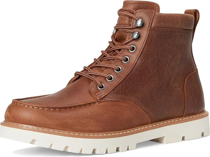 TOMS Palomar Men's Boots Tan Water Resistant Leather : 10 D - Medium - Image 5