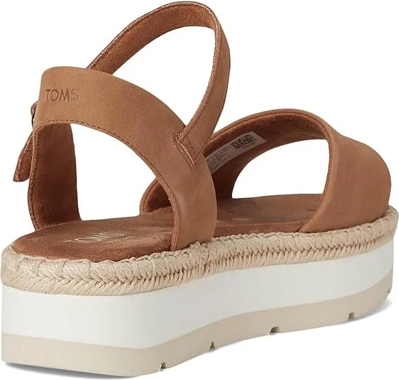 TOMS Ronan Women's Sandals Tan : 9.5 B - Medium, Leather - Image 4