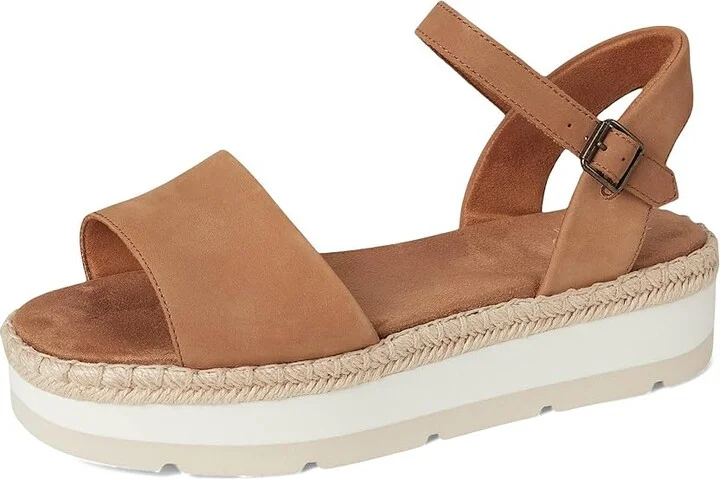 TOMS Ronan Women's Sandals Tan : 9.5 B - Medium, Leather - Image 5