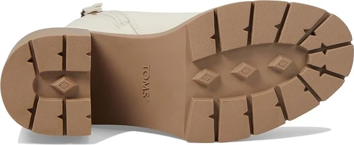 TOMS Rya Women's Shoes Light Sand Leather : 8 B - Medium - Image 3