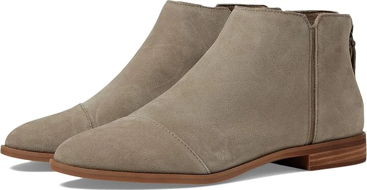TOMS Rylie Women's Boots Dune Suede : 5 B - Medium, Leather/Suede