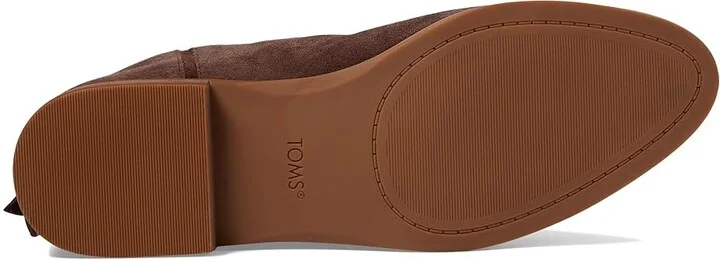 TOMS Rylie Women's Boots Oak Brown Suede : 9 B - Medium, Leather/Suede - Image 3