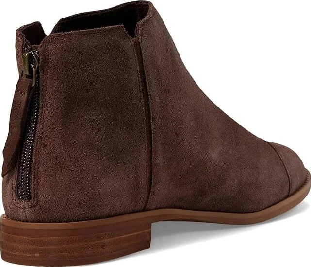 TOMS Rylie Women's Boots Oak Brown Suede : 9 B - Medium, Leather/Suede - Image 4