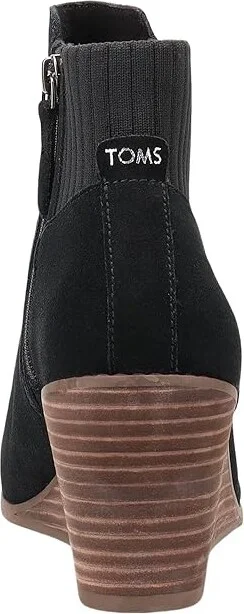TOMS Sadie Women's Boots Black Suede : 5.5 B - Medium - Image 4