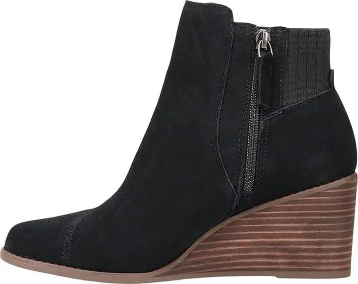 TOMS Sadie Women's Boots Black Suede : 5.5 B - Medium - Image 6