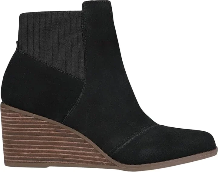 TOMS Sadie Women's Boots Black Suede : 5.5 B - Medium - Image 7