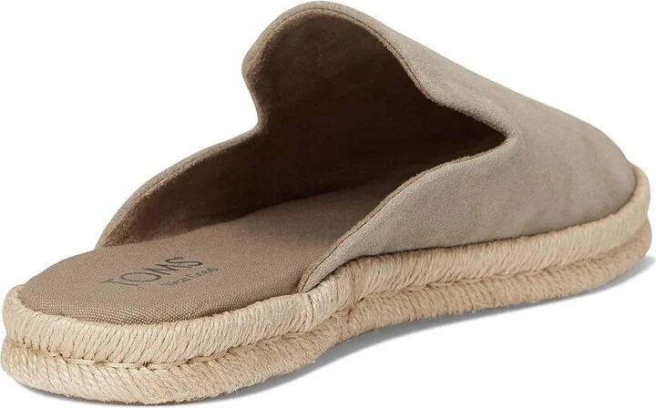 TOMS Santiago Mule Women's Flat Shoes Dune : 7.5 B - Medium, Suede - Image 4