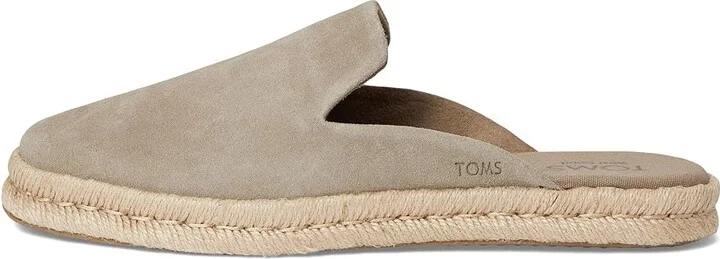 TOMS Santiago Mule Women's Flat Shoes Dune : 7.5 B - Medium, Suede - Image 6