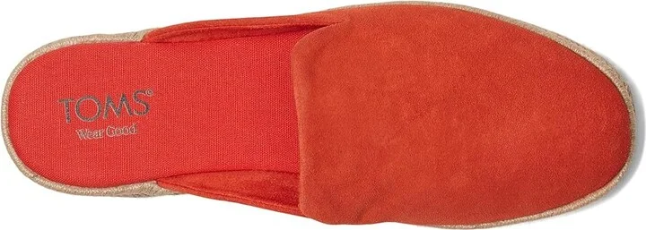 TOMS Santiago Mule Women's Flat Shoes Flame : 12 B - Medium, Suede - Image 2