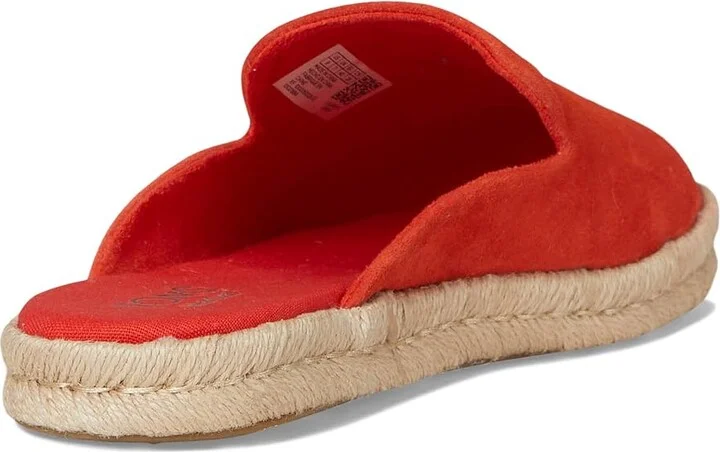TOMS Santiago Mule Women's Flat Shoes Flame : 12 B - Medium, Suede - Image 4