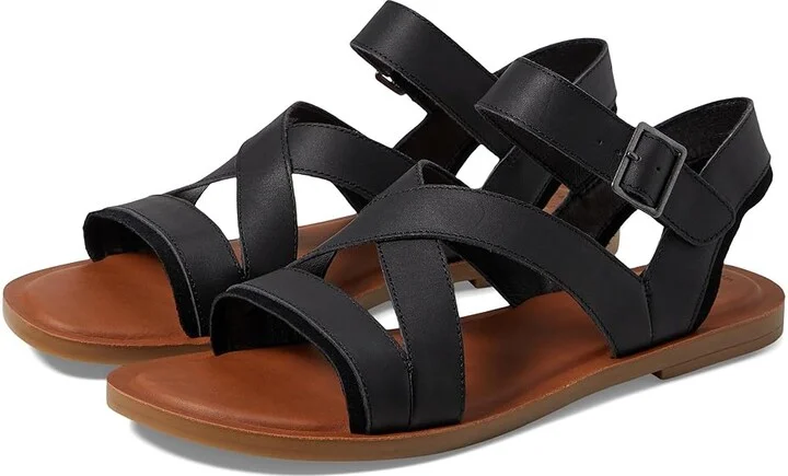 TOMS Sloane Women's Shoes Black : 5 B - Medium, Leather