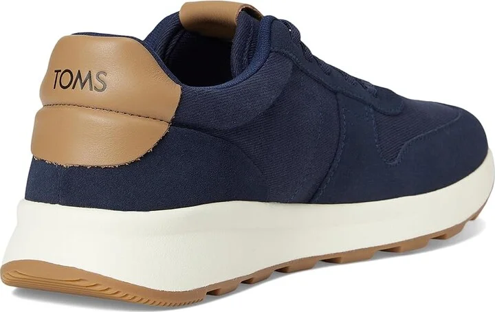 TOMS Travel Lite Retro Men's Shoes Navy : 10 D - Medium, Suede - Image 4