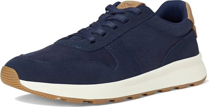 TOMS Travel Lite Retro Men's Shoes Navy : 10 D - Medium, Suede - Image 5