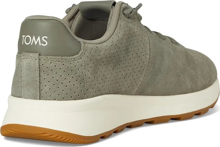 TOMS TRVL LITE Cabrillo Men's Lace-up Boots Vetiver Grey : 8 D - Medium, Suede - Image 4