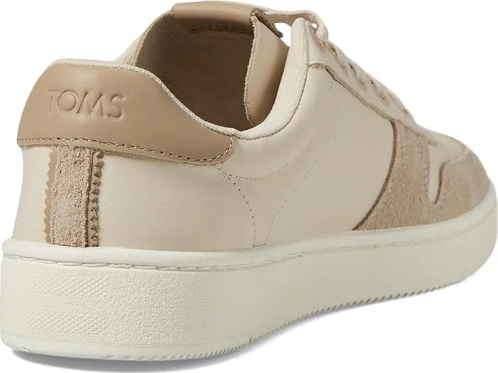 TOMS TRVL LITE Court Men's Shoes Beige Leather/Shaggy Suede : 11 D - Medium, Rubber/Suede - Image 4