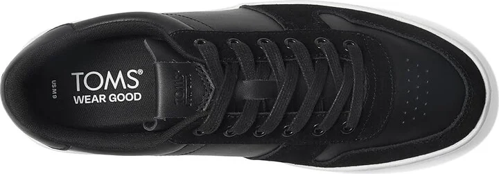 TOMS TRVL LITE Court Men's Shoes Black : 10 D - Medium, Rubber/Suede - Image 2