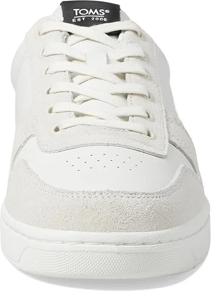 TOMS TRVL LITE Court Men's Shoes White/Black : 10 D - Medium, Rubber/Suede - Image 5