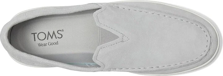 TOMS TRVL LITE Loafers Men's Shoes Light Grey : 11.5 D - Medium, Polyester/Rubber/Suede - Image 2