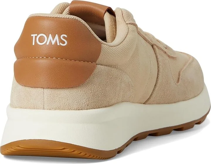 TOMS TRVL LITE Retro Men's Shoes Almond : 11 D - Medium, Suede - Image 4