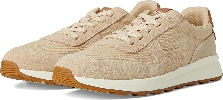 TOMS TRVL LITE Retro Men's Shoes Almond : 11 D - Medium, Suede