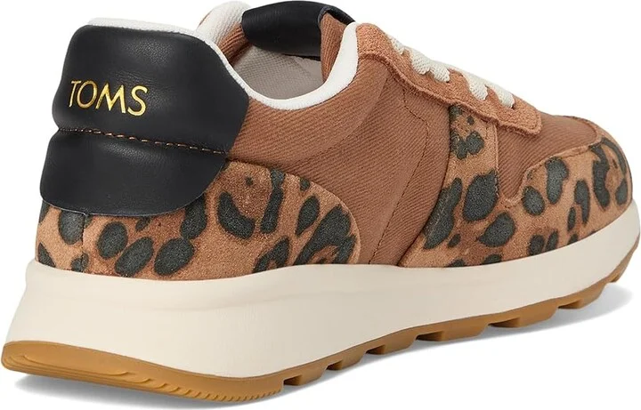 TOMS TRVL LITE Retro Women's Shoes Brown Sugar Leopard : 6.5 B - Medium, Suede - Image 4