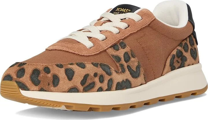 TOMS TRVL LITE Retro Women's Shoes Brown Sugar Leopard : 6.5 B - Medium, Suede - Image 5