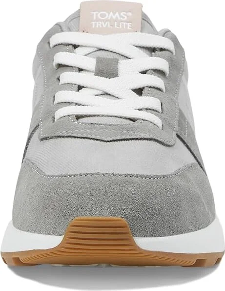 TOMS TRVL LITE Retro Women's Shoes Drizzle Grey Suede : 7 B - Medium - Image 5