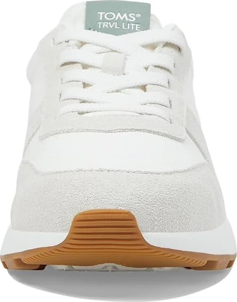 TOMS TRVL LITE Retro Women's Shoes Egret Suede : 9.5 B - Medium - Image 5