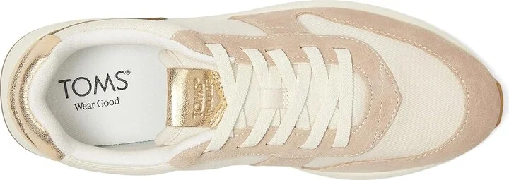 TOMS TRVL LITE Retro Women's Shoes Oatmeal : 7 B - Medium, Suede - Image 2