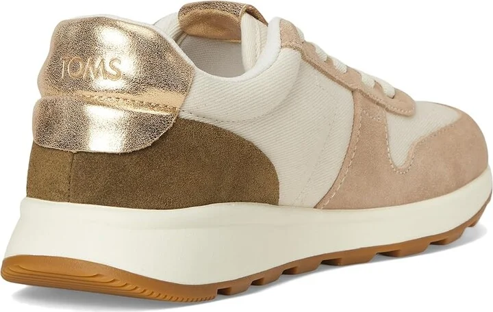 TOMS TRVL LITE Retro Women's Shoes Oatmeal : 7 B - Medium, Suede - Image 4