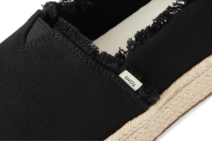 TOMS Valencia WIDE Women's Shoes Black 1 : 9 D - Wide, Textile - Image 7
