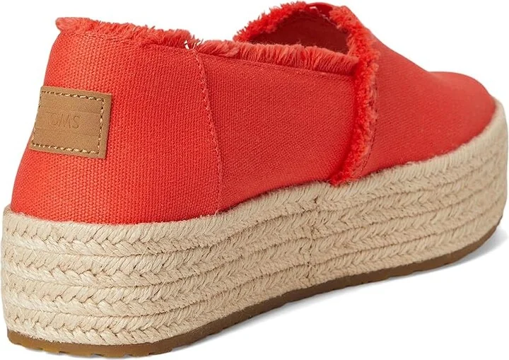 TOMS Valencia WIDE Women's Shoes Flame : 9.5 B - Medium, Textile - Image 4