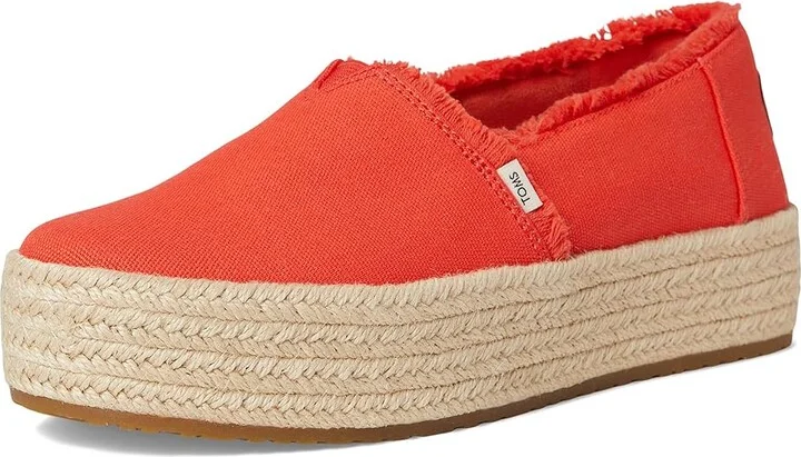 TOMS Valencia WIDE Women's Shoes Flame : 9.5 B - Medium, Textile - Image 5