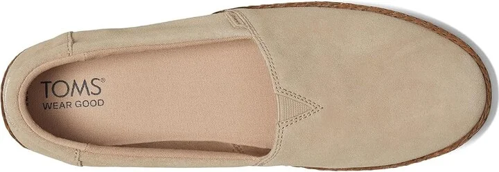 TOMS Valencia WIDE Women's Shoes Oatmeal Suede 1 : 10 B - Medium, Textile - Image 2