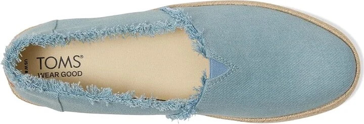 TOMS Valencia WIDE Women's Shoes Pastel Blue : 10 B - Medium, Textile - Image 2