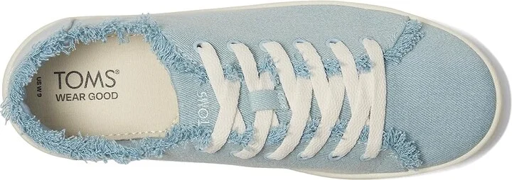 TOMS Verona Lace-Up Women's Shoes Pastel Blue : 7 B - Medium, Textile - Image 2