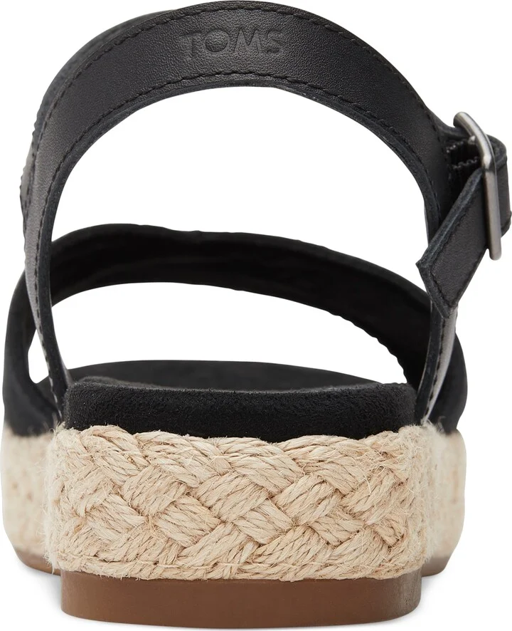 Toms Women's Abby Braided Espadrille Flatform Sandals - Image 3